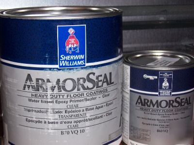 New sherwin williams armorseal wb epoxy primer/sealer