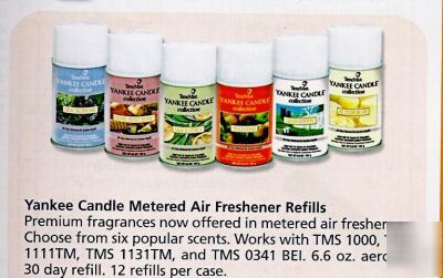Timemist yankee candle air freshner clean cotton 12CS