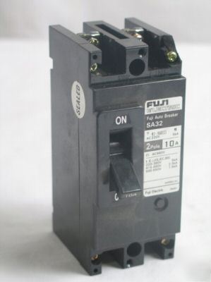 New fuji electric SA32 auto breaker 2-pole, 10A [ ]