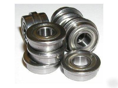 10 flange bearings 8X16X4 flanged ball bearing 8X16 mm