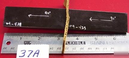Pair of rare earth neodymium magnets 3X1X1/4 #137A