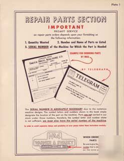 Warner & swasey number 4 turret lathe parts manual