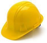 4 pt. snap lock suspension hard hat-yellow