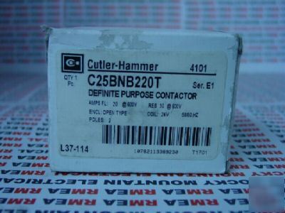 Cutler hammer - - C25BNB220T - contactor 20A 600V