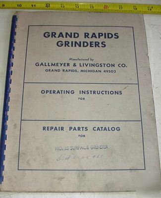 Gallmeyer livingston #25 grand rapids grinder manual