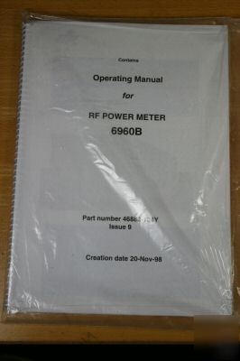 Ifr 6960B rf power meter with sensor ham radio rf
