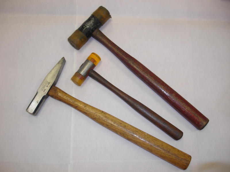 Machinist tool set of 3 stanely hammers