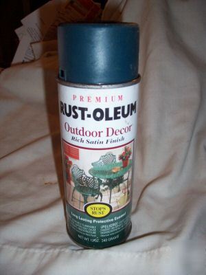 New rustoleum deep teal 7741 spray paint rare color 