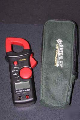 Greenlee cm-650 true rms clamp meter