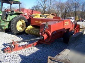 New 290: holland 575 pull type square baler for tractor
