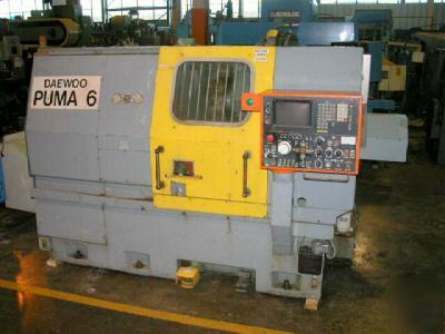 Daewoo puma 6 cnc turning center