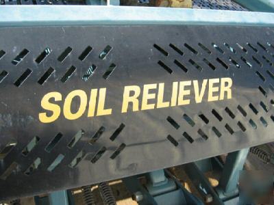 Soil reliever deep tine aerators turf tine