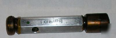 1-18 ns 3B thread gage plug - go/not go 1.0005 dia