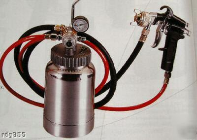 2 litre paint tank with air spray gun ( compressor 