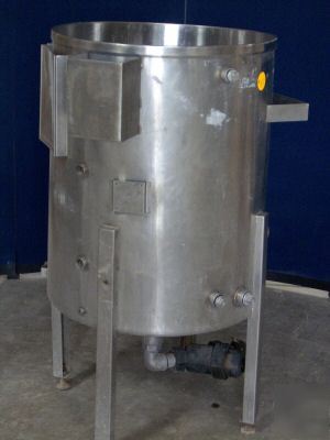 80 gallon 316 stainless steel mixer tank