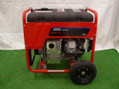 Briggs & stratton model F030248 3550 watt gas generator