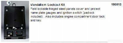 Miller 195118 vandalism lockout kit
