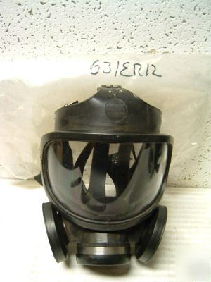 Msa respirator medium full mask twin cartridge <631ER12