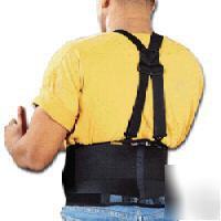 Universal back support belt w/suspenders - 26