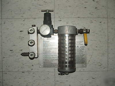 3M compressed air filter & regulator panel w-2806