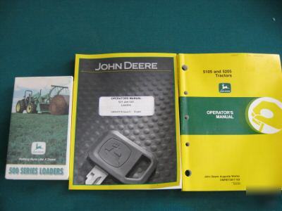 John deere 5105 5205 farm tractor operators manual