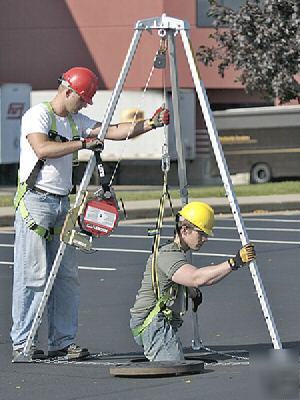 Miller fall retrieval emergency safety hoist lifeline