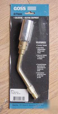 New goss bp-4 soldering tip * 1 1/8â€, brush, screw-in * 