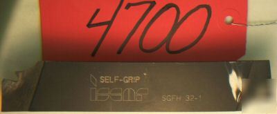 New iscar self grip cutoff blade/n.tip sgfh 32-1/.062 w