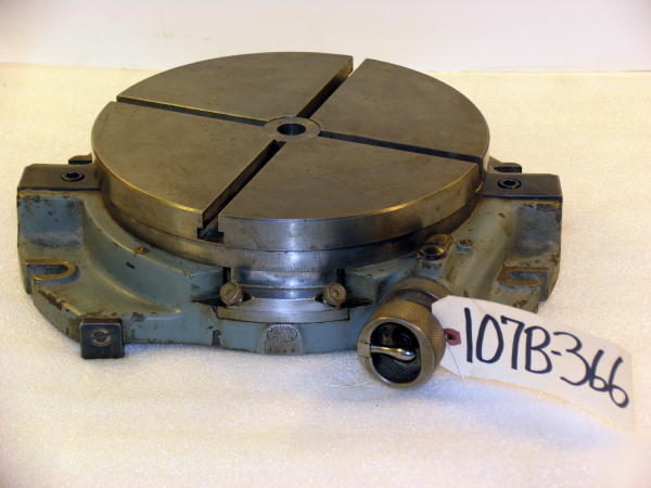 10 in moore precision horizontal rotary table 