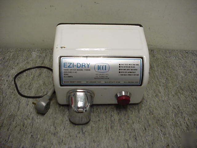 Icci ezi dry hand dryer model 1500B *tested & working*