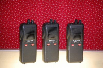 Motorola SP50 uhf two-way radios, lot of 3 w/chargers