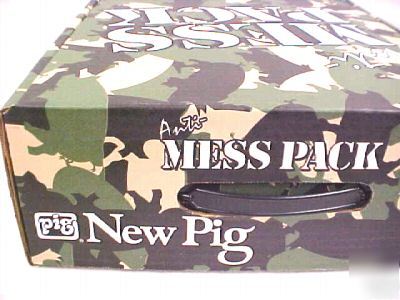 New pig industrial anti-mess mat kit w/ free t-shirt 