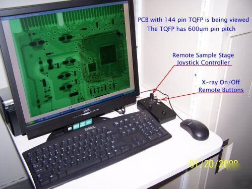 New real-time microfocus x-ray machine pcb qfp bga tube