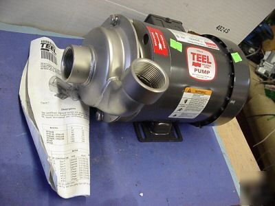 New teel stainless centrifugal pump 1HP 3PH 1P802B