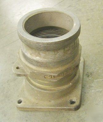 Trash pump cam & groove camlock coupling & base male