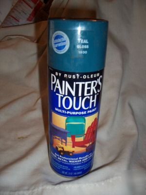 Painter's touch rustoleum spray paint teal gloss 1930 *