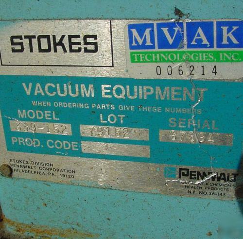 Stokes pennwalt 110 v transfer pump,water,waste,liquids