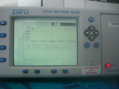 Exfo iq-203 + iq-5240 optical spectrum analyzer