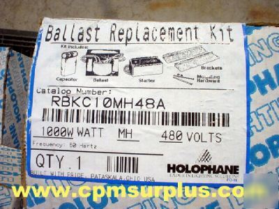Holophane ballast replacement kits cat.no KBKC10MH48A