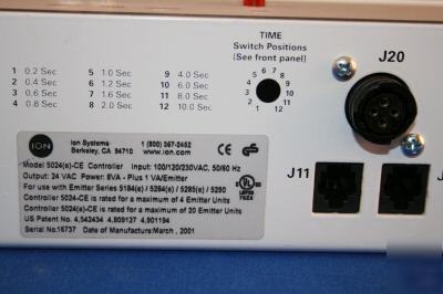 Ion system controller quartz timing model no. 5024E-ce