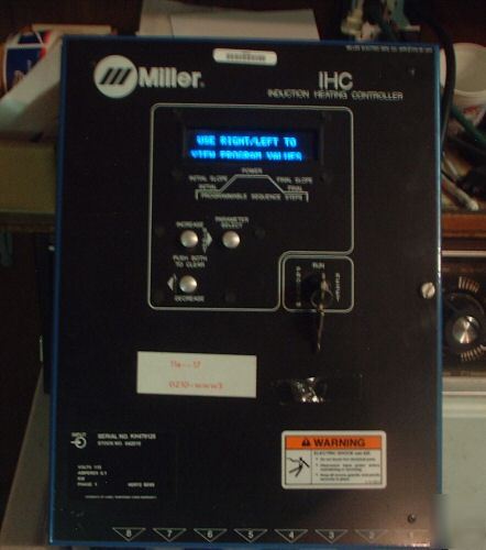 Miller electric ihc induction heating controller 042610