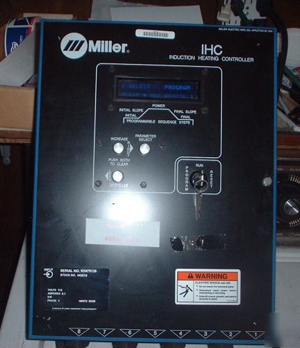 Miller electric ihc induction heating controller 042610