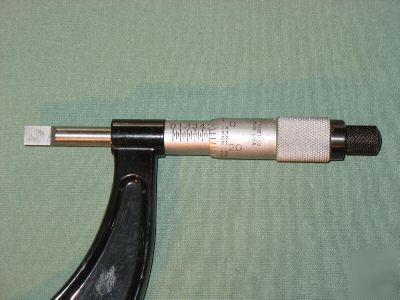 Starrett 3â€-4â€ blade micrometer outside, model #486, 