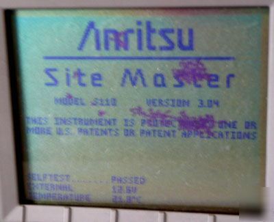 Anritsu wiltron sitemaster S110 cable analyzer antenna