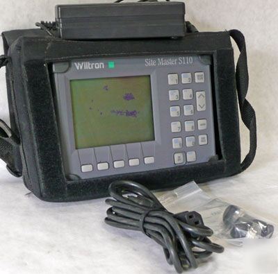 Anritsu wiltron sitemaster S110 cable analyzer antenna