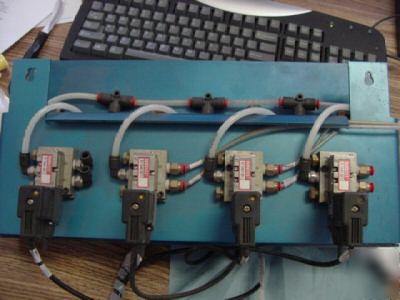 Control module with numatics valves & norgren guages 