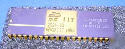 New iit 2C87-10 collectible processor gold vintage
