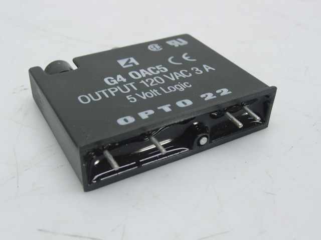 Opto 2 OAC5 G4 dc output, 120VAC 3A, 5VDC logic