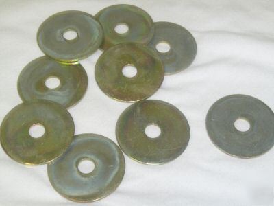  25 steel flat washers - plated 