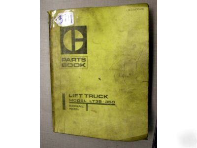 Caterpillar parts book models LT35-350 forklifts